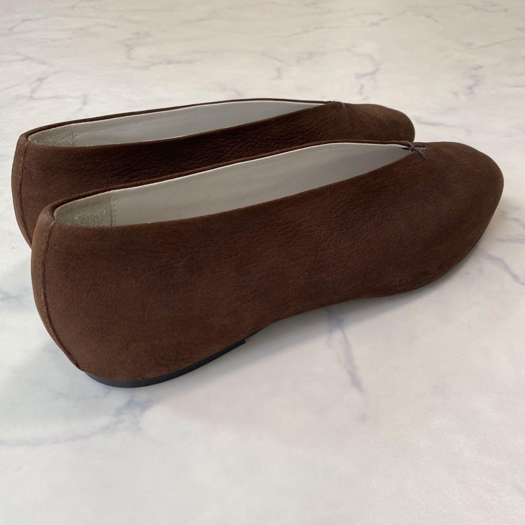 VIEILLE ヴィエイユ　サンクブラウン　フラットシューズ　38バレエシューズ
