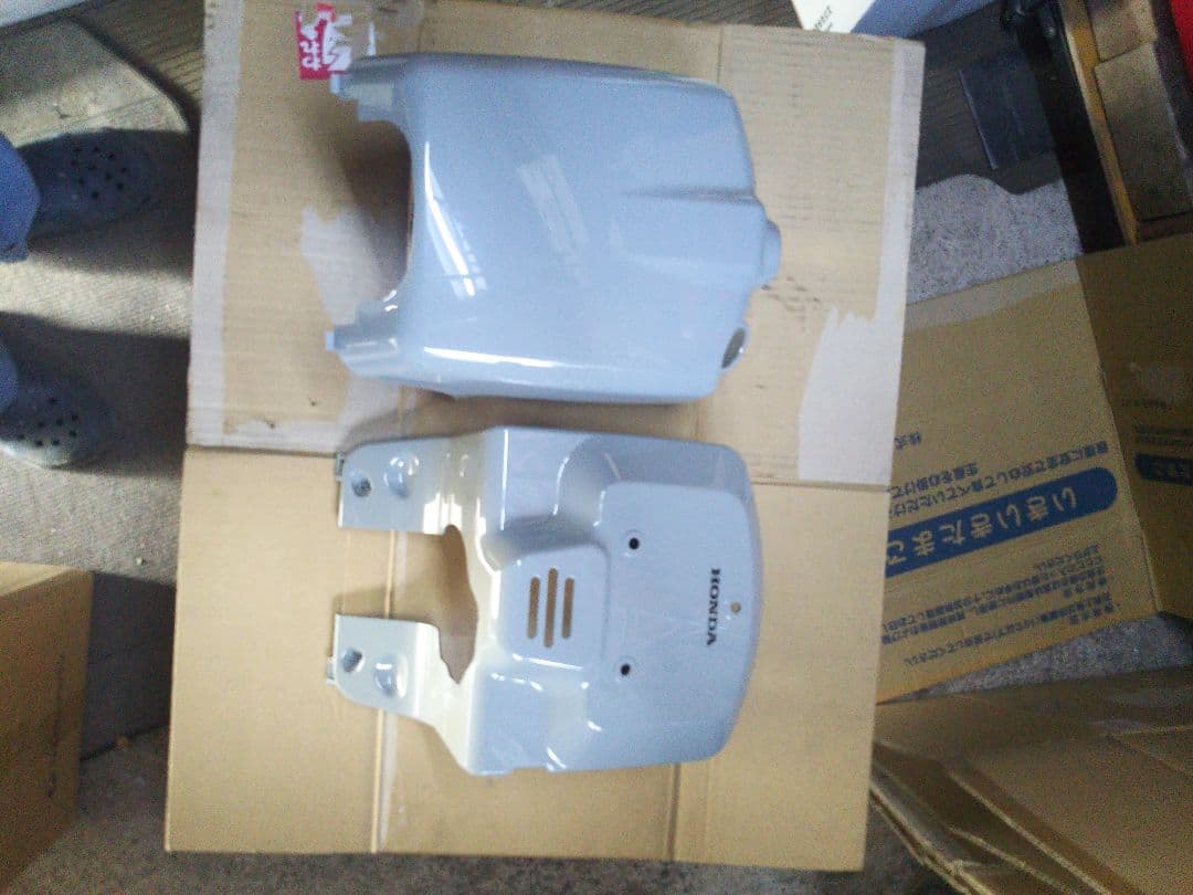 RUCKUSカウル ライトグレー ズーマーに。