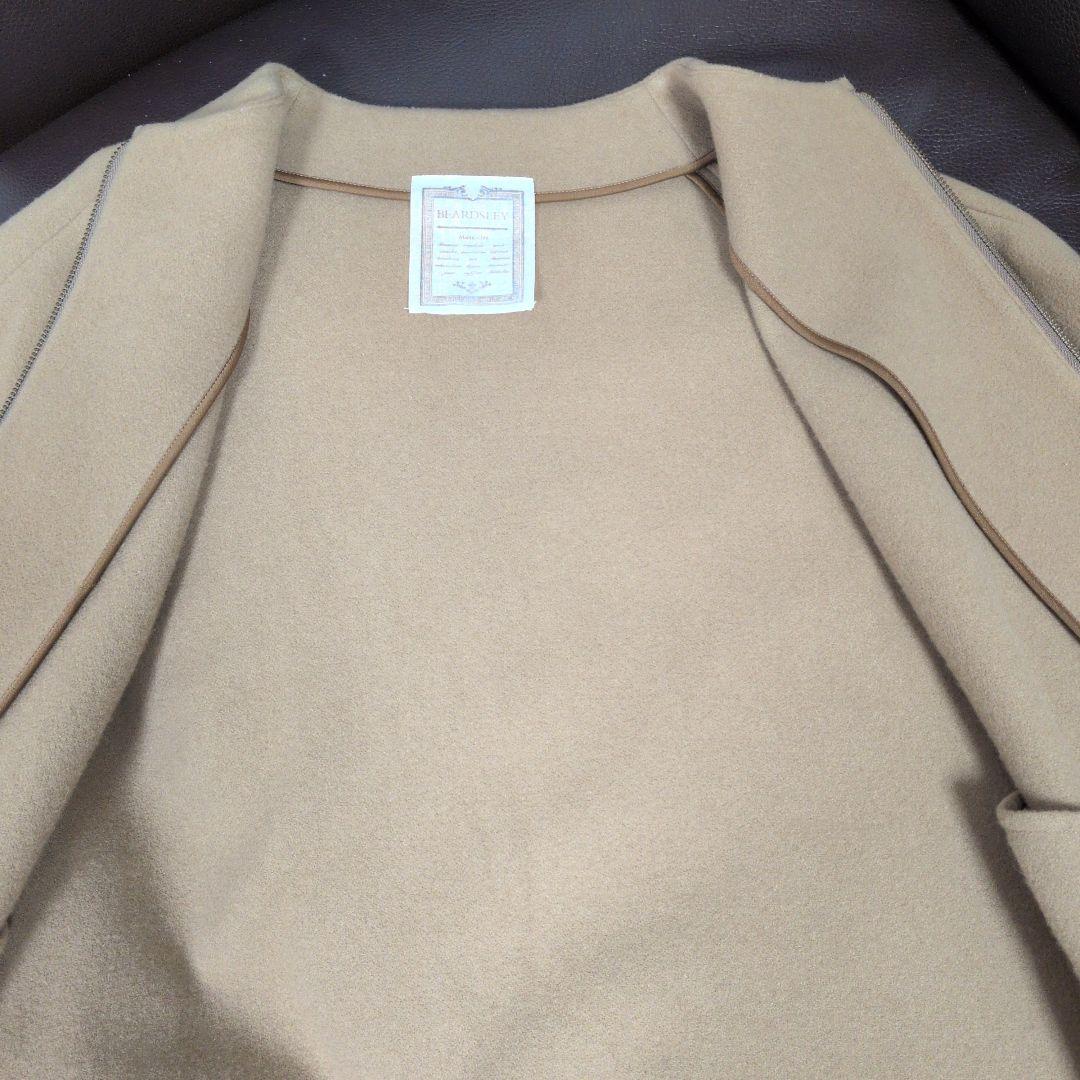 BEARDSLEY キャメル ウールポンチョコート