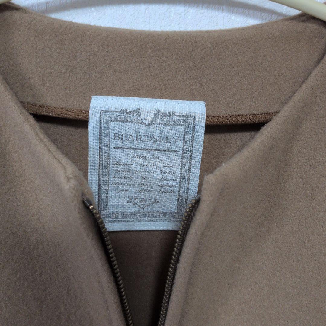 BEARDSLEY キャメル ウールポンチョコート