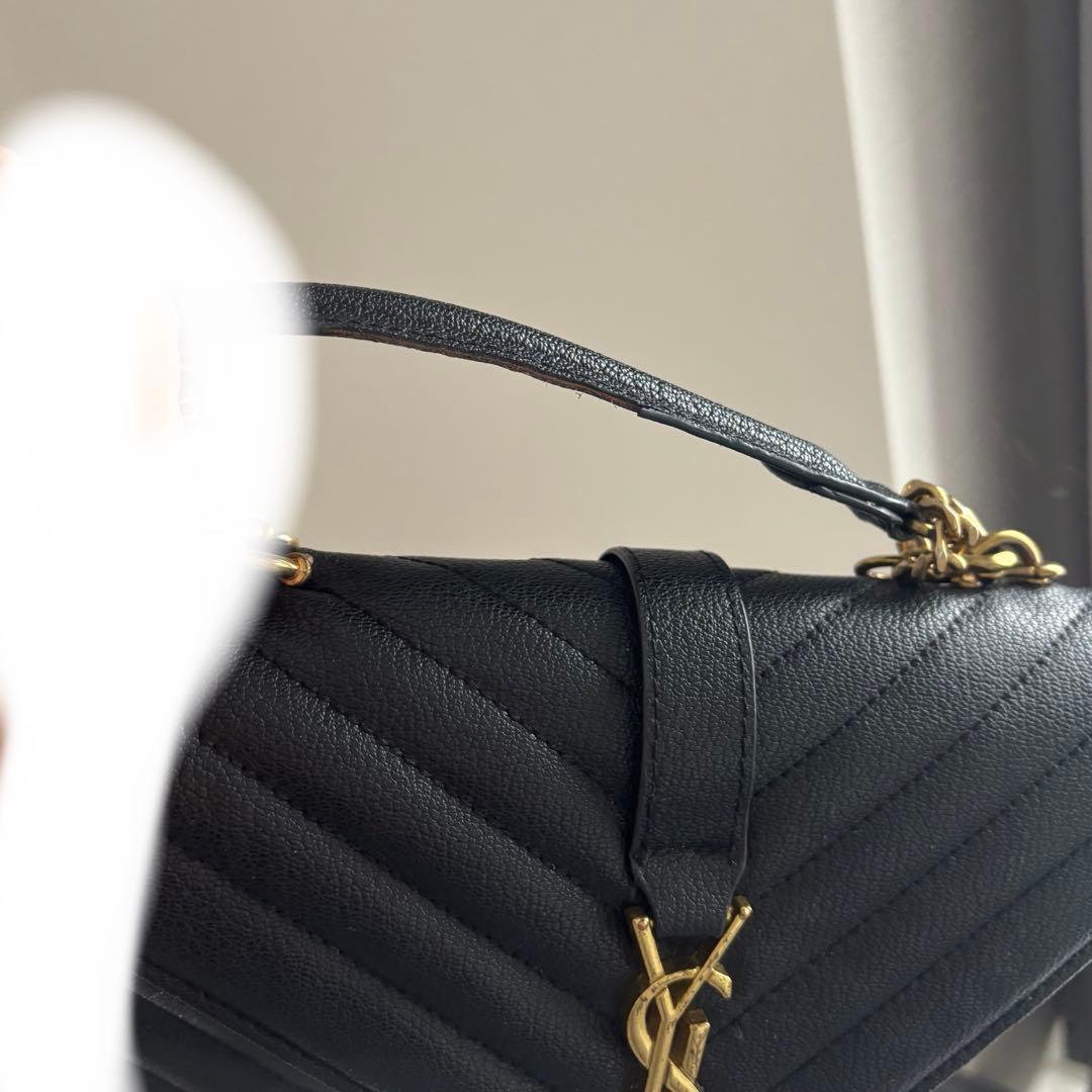 YSL ブラック ショルダーバッグ