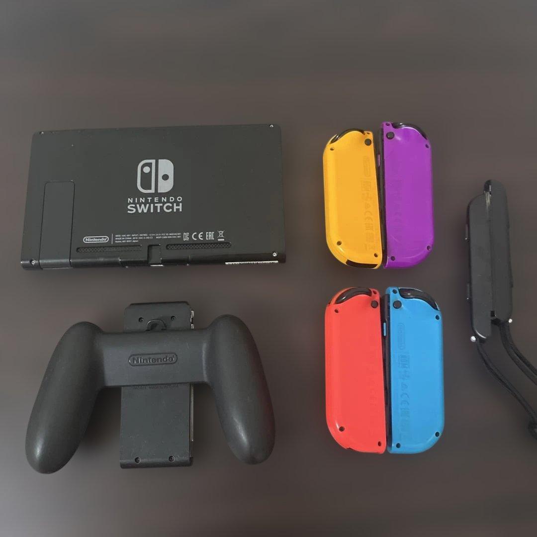 Switch本体&ジョイコン4つ&ジョイコングリップ（ジャンク品）