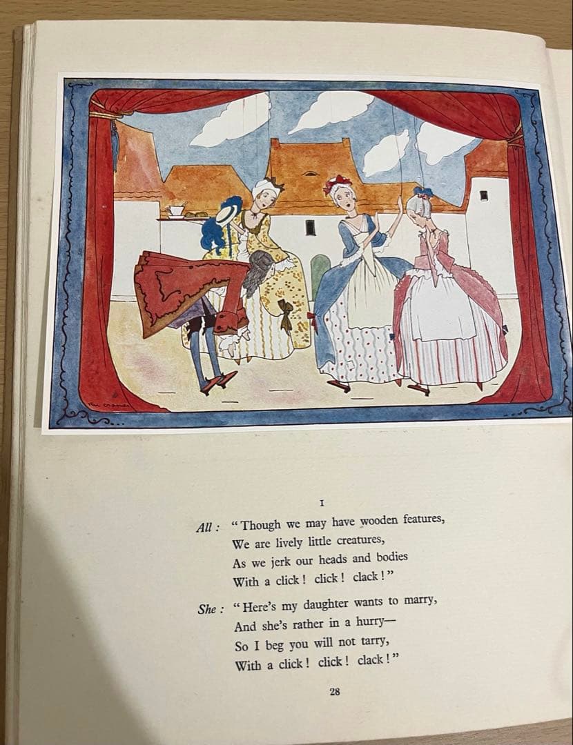 No.354 超希少 洋書 古書 アンティーク オランダ童謡 楽譜 絵本