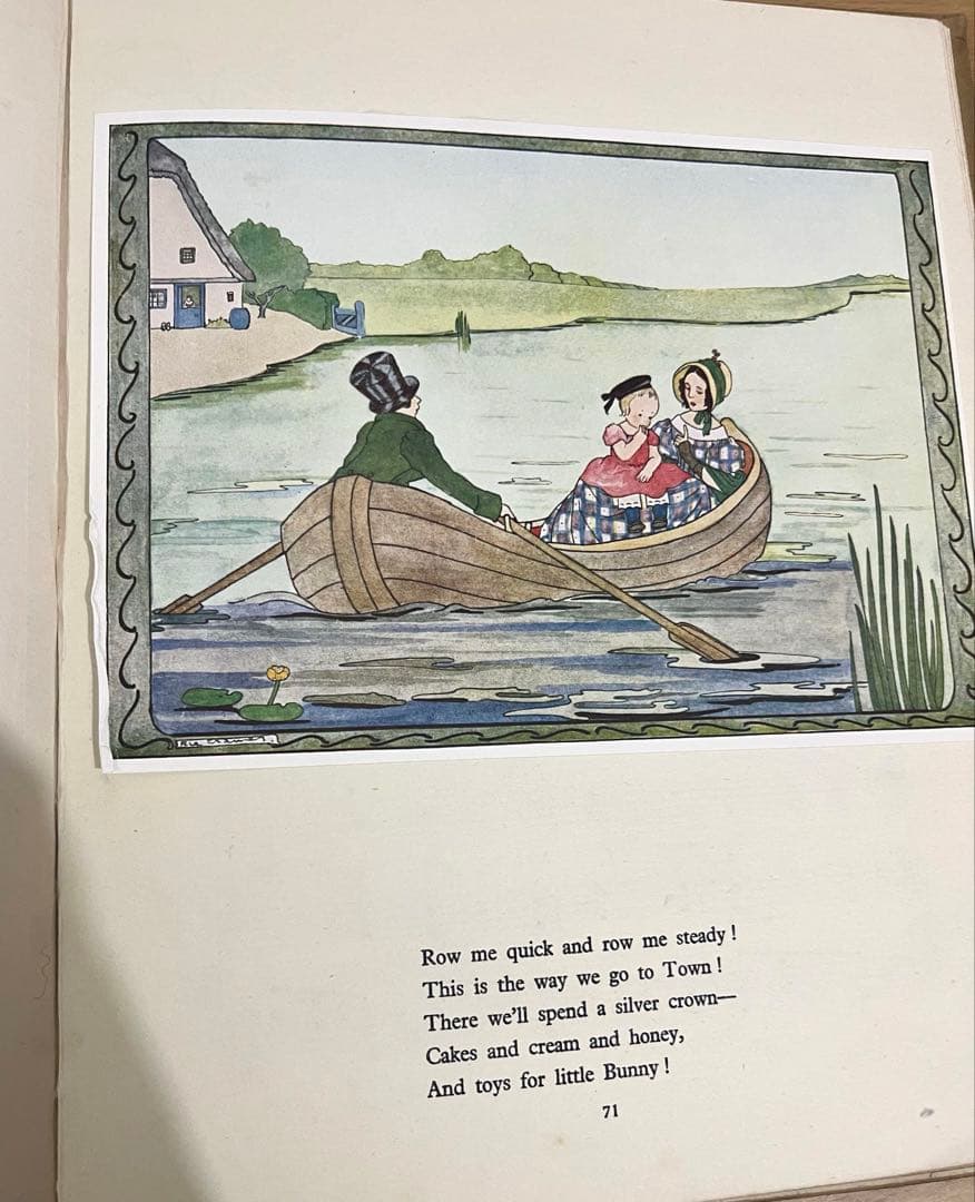 No.354 超希少 洋書 古書 アンティーク オランダ童謡 楽譜 絵本