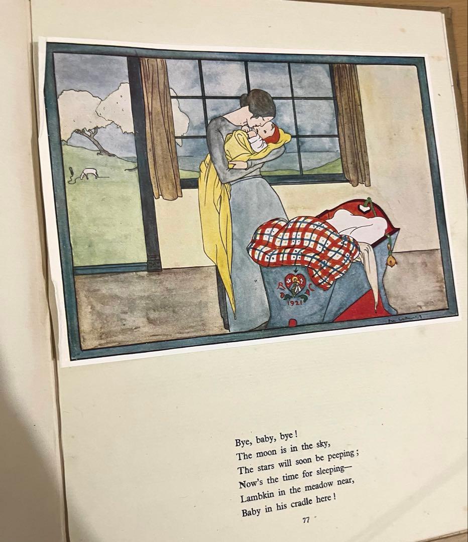 No.354 超希少 洋書 古書 アンティーク オランダ童謡 楽譜 絵本