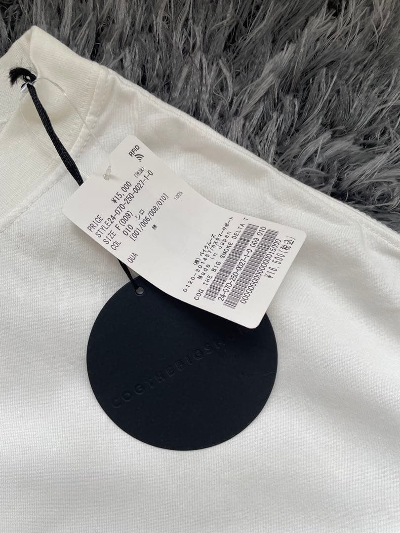 新品タグ付き　NOBLE COGTHEBIGSMOKE Tシャツ