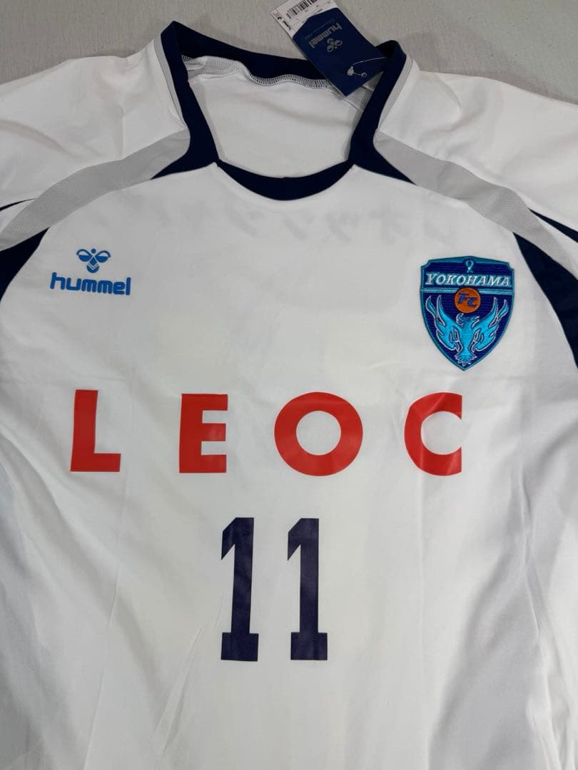 2010 横浜FC #11 カズ　三浦知良　ユニフォーム　ヒュンメル　未使用 L