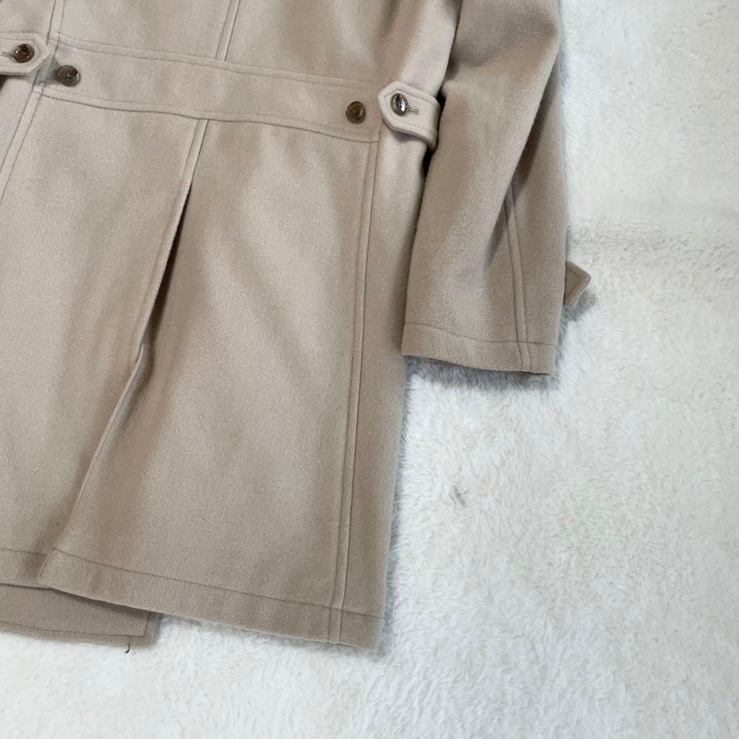 カシミヤ混★ トルネードマート チェスターコート 比翼 スタンドカラー ベージュ