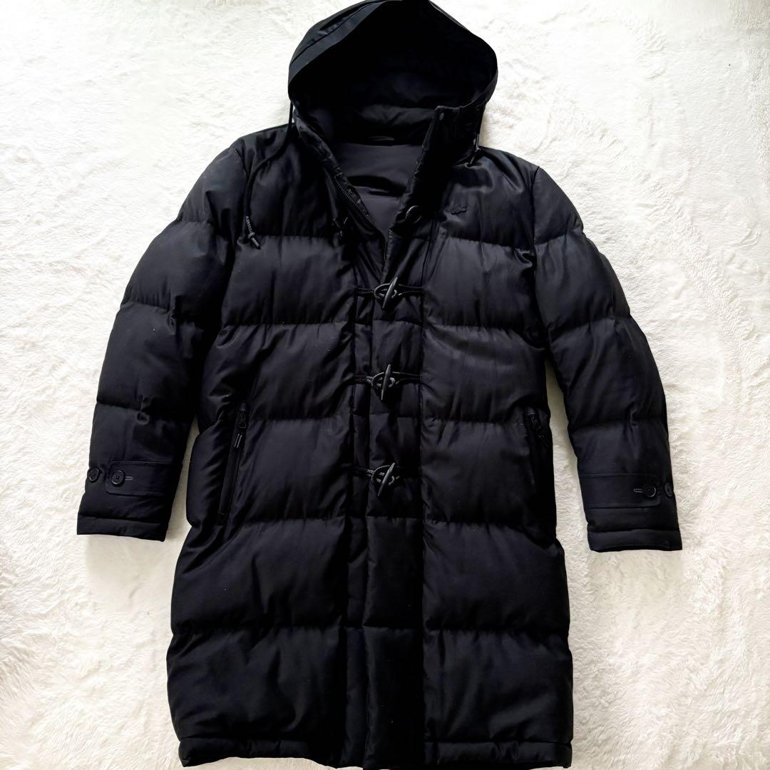 ラコステ　ダウンコート　ダッフル　ロング　黒　日本サイズXL