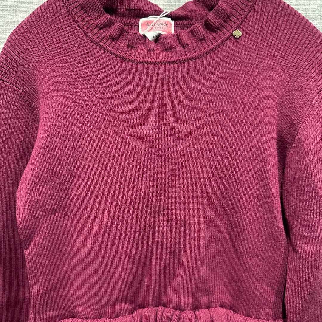 ケイトスペード　160 新品　ガールズ フローラルドッキングワンピース