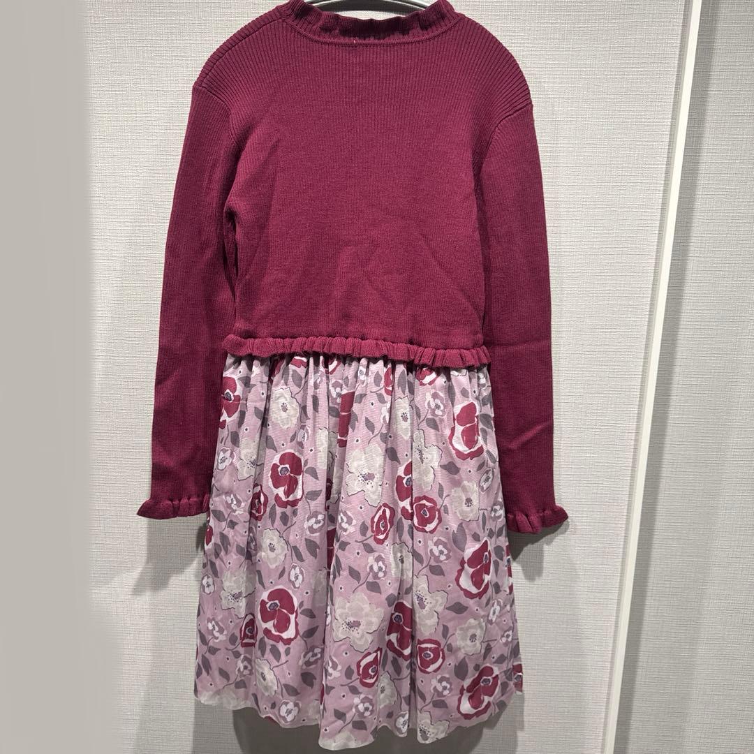 ケイトスペード　160 新品　ガールズ フローラルドッキングワンピース