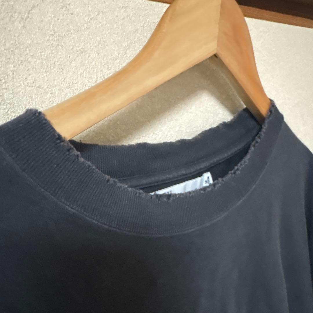 DAIRIKU 刺繍ロンT bootleg 22ss 古着加工あり