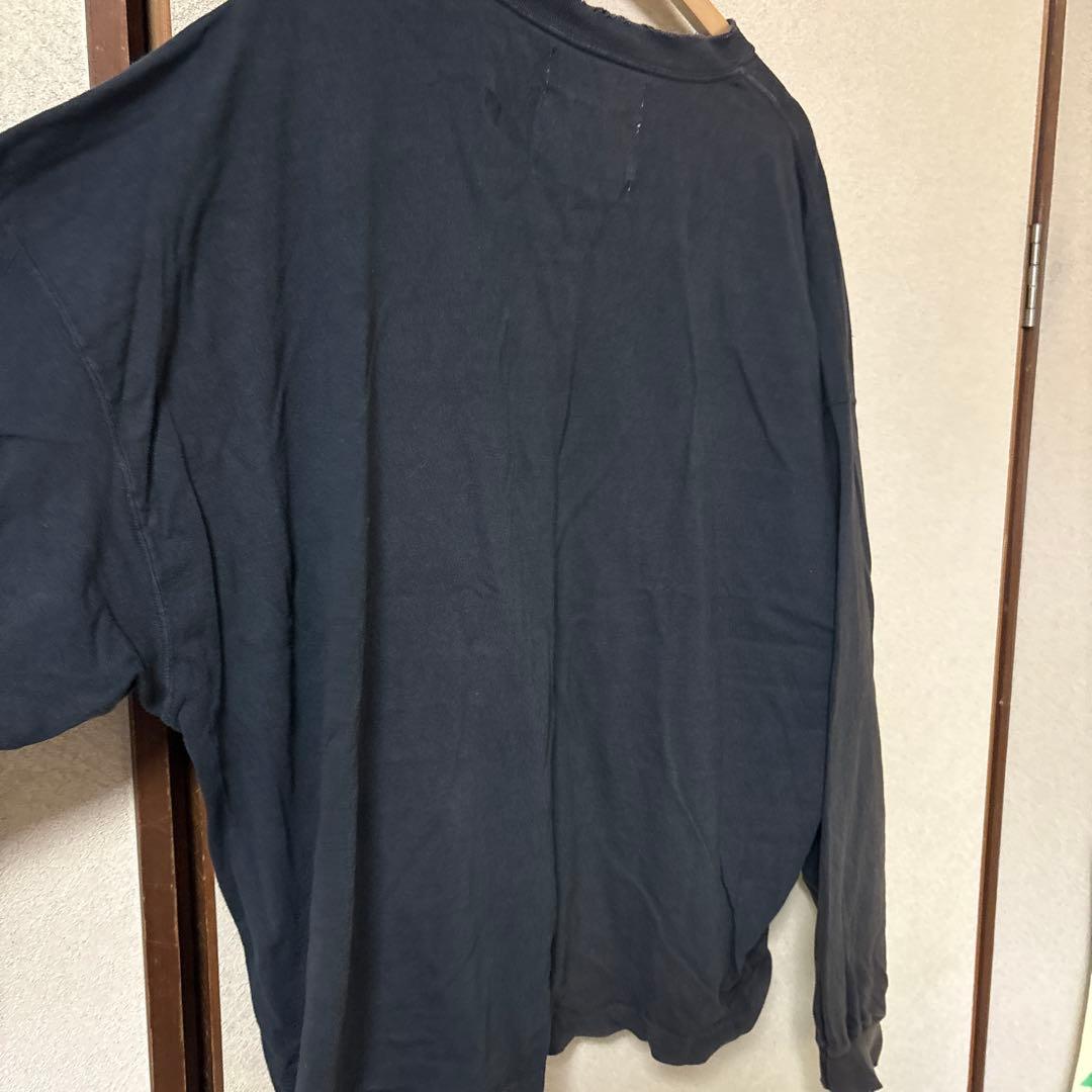 DAIRIKU 刺繍ロンT bootleg 22ss 古着加工あり