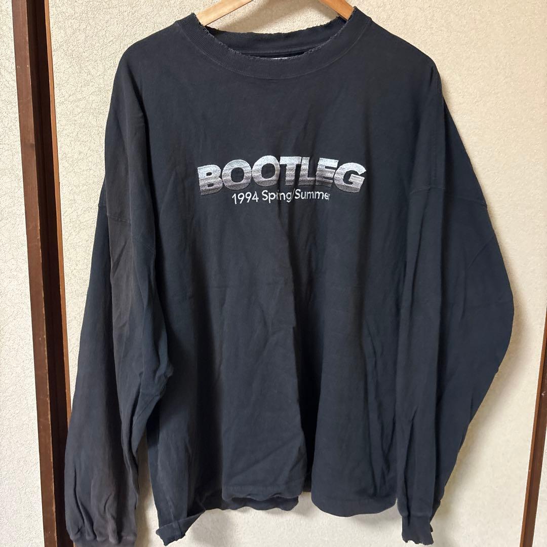 DAIRIKU 刺繍ロンT bootleg 22ss 古着加工あり