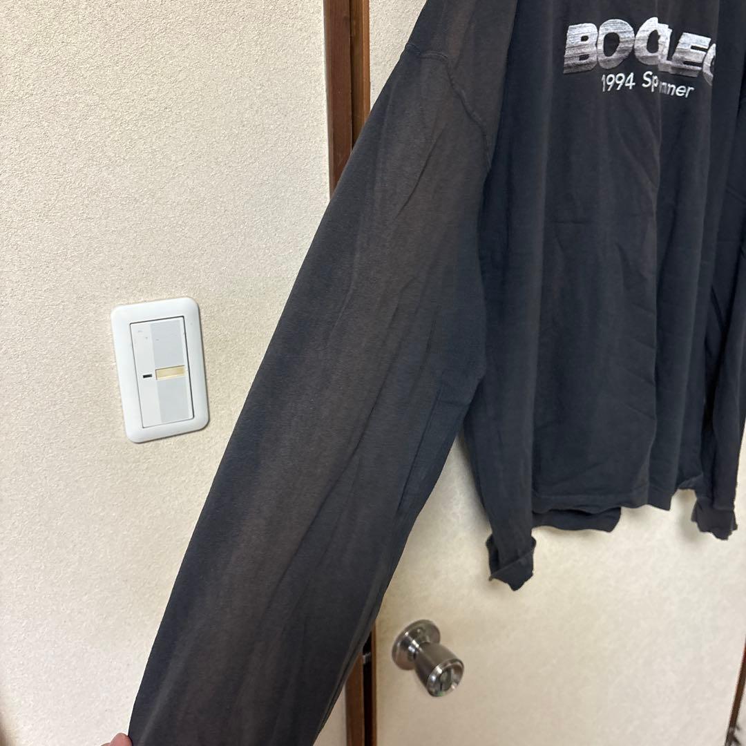 DAIRIKU 刺繍ロンT bootleg 22ss 古着加工あり