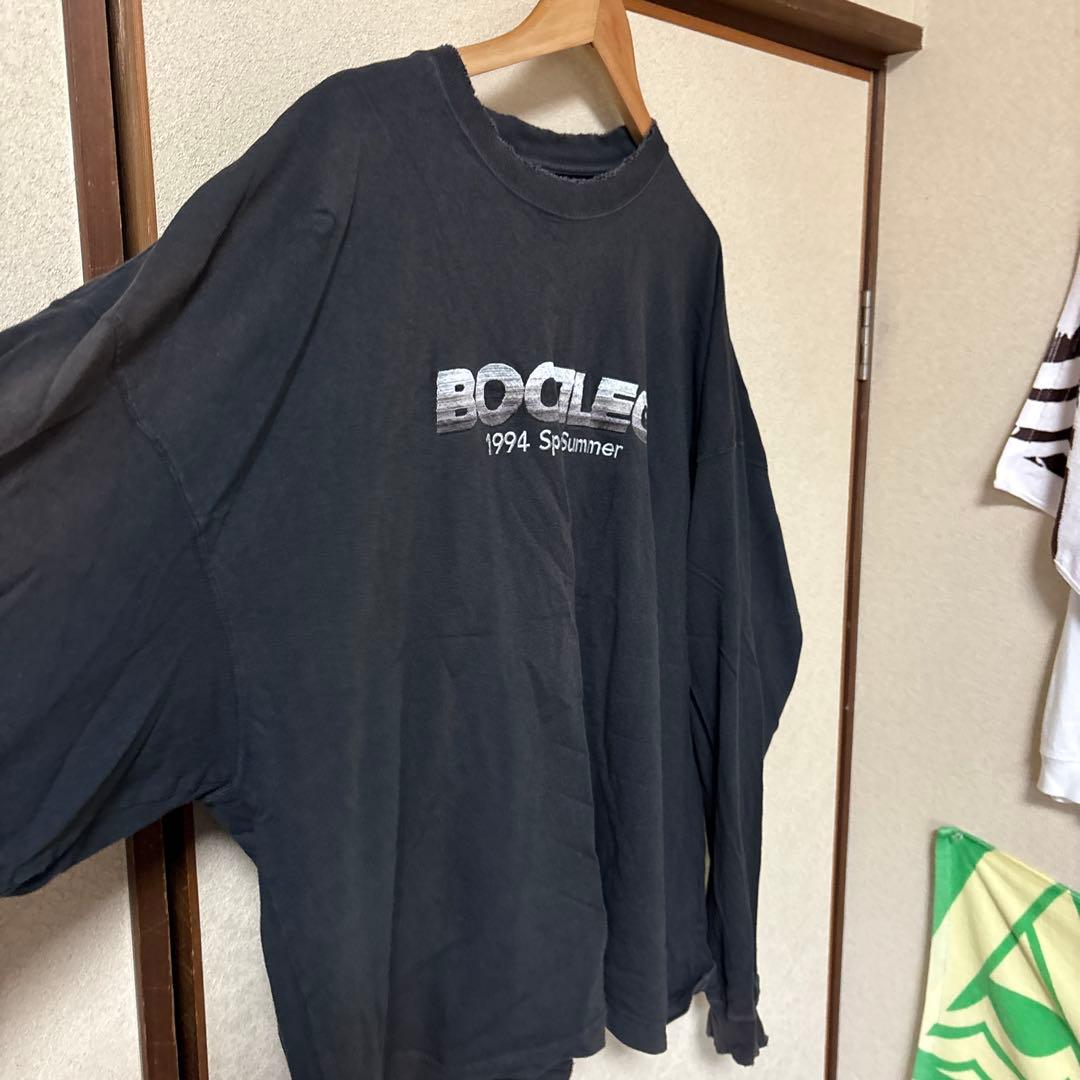 DAIRIKU 刺繍ロンT bootleg 22ss 古着加工あり