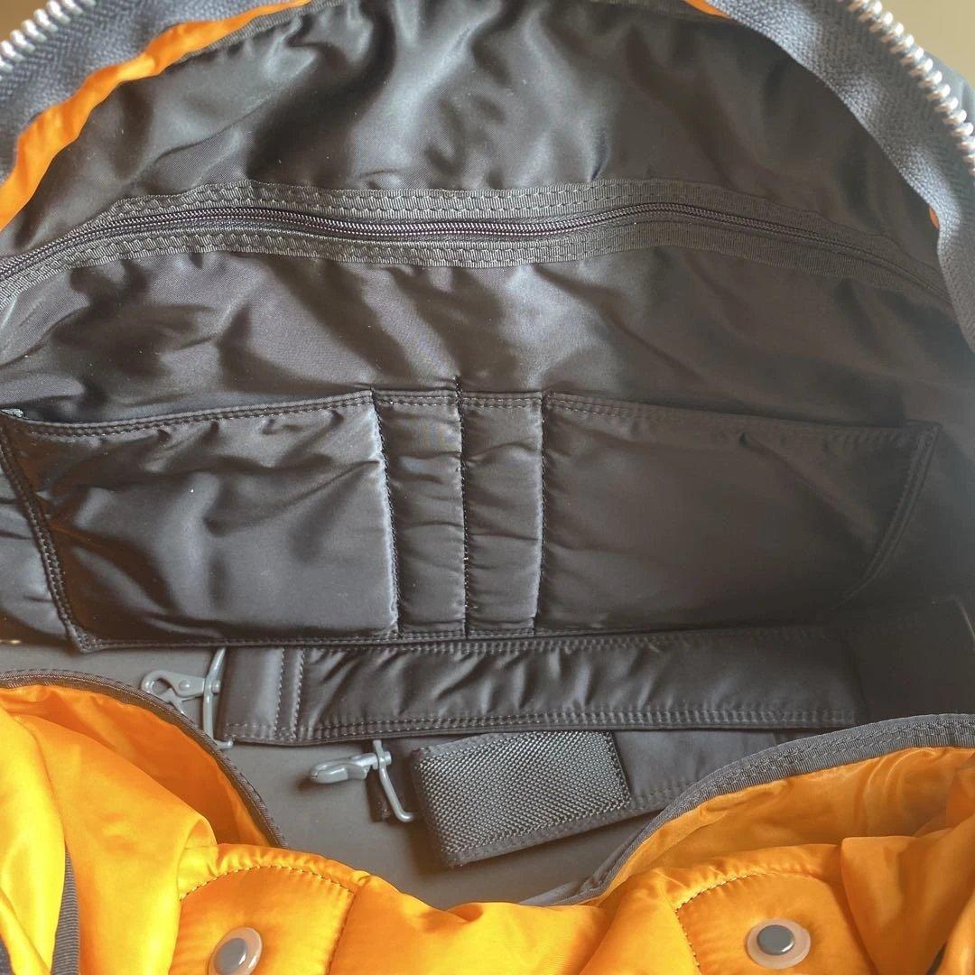 HEAD PORTER ブラックボストンバッグ