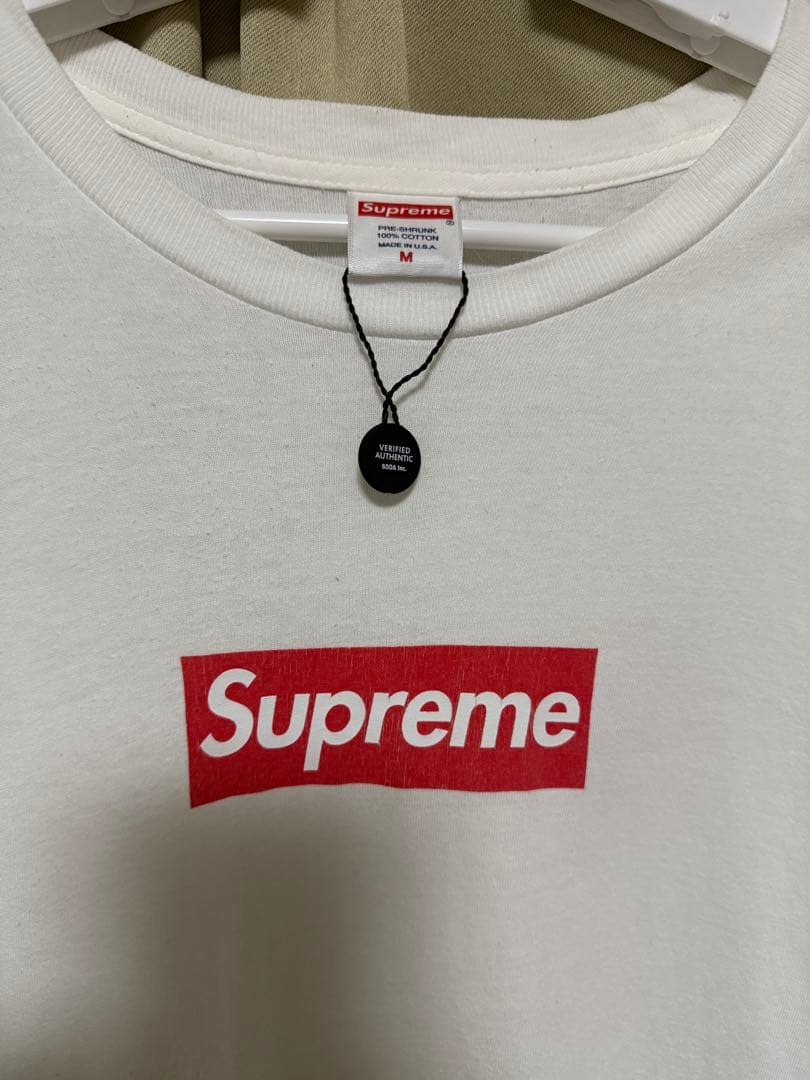 トップス Supreme Box Logo L/S Tee \"White\"