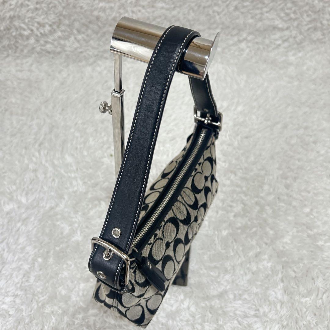 COACH アクセサリーポーチ ワンショルダー シグネチャー タッセル