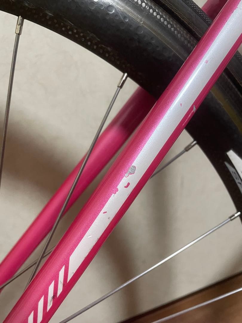 Skream ANODIZ ピストバイク フレーム ピンク フレームセット