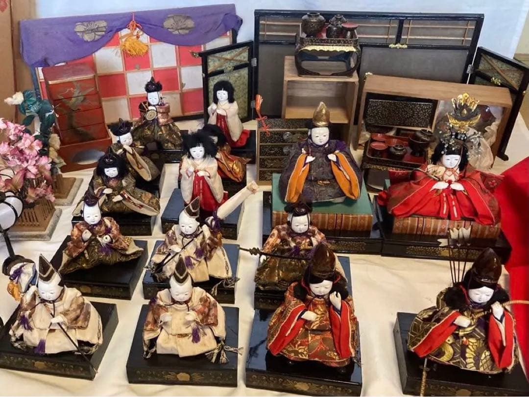専用です。約100年前の￼雛人形セット