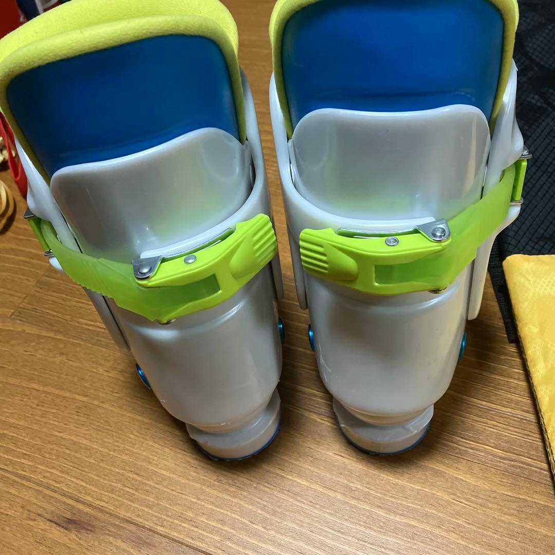 スキー4点セット　板128cm ブーツ23cm ストック90cm