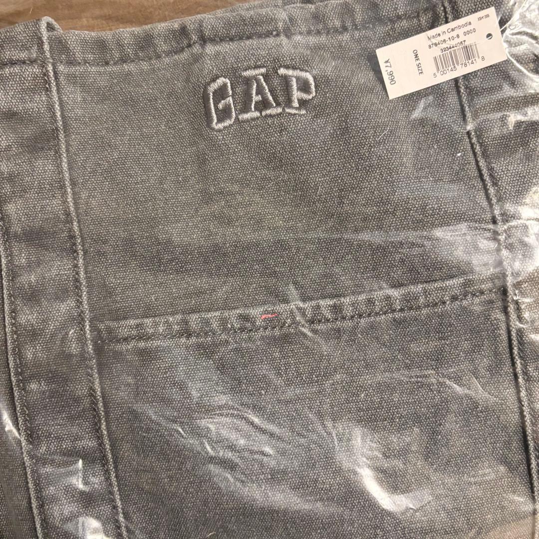 GAP ギャップ ロゴトートバッグ ブラック 黒
