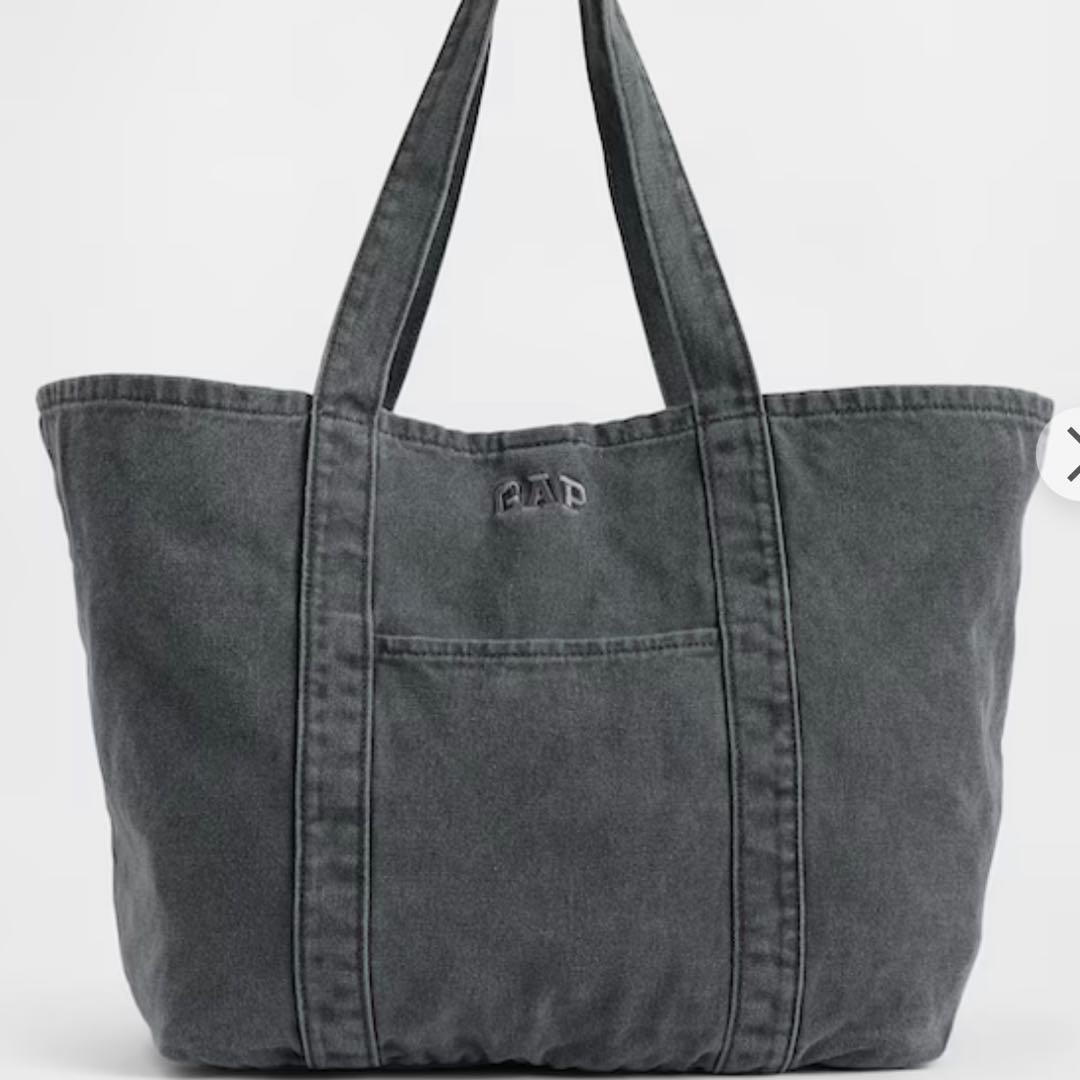 GAP ギャップ ロゴトートバッグ ブラック 黒