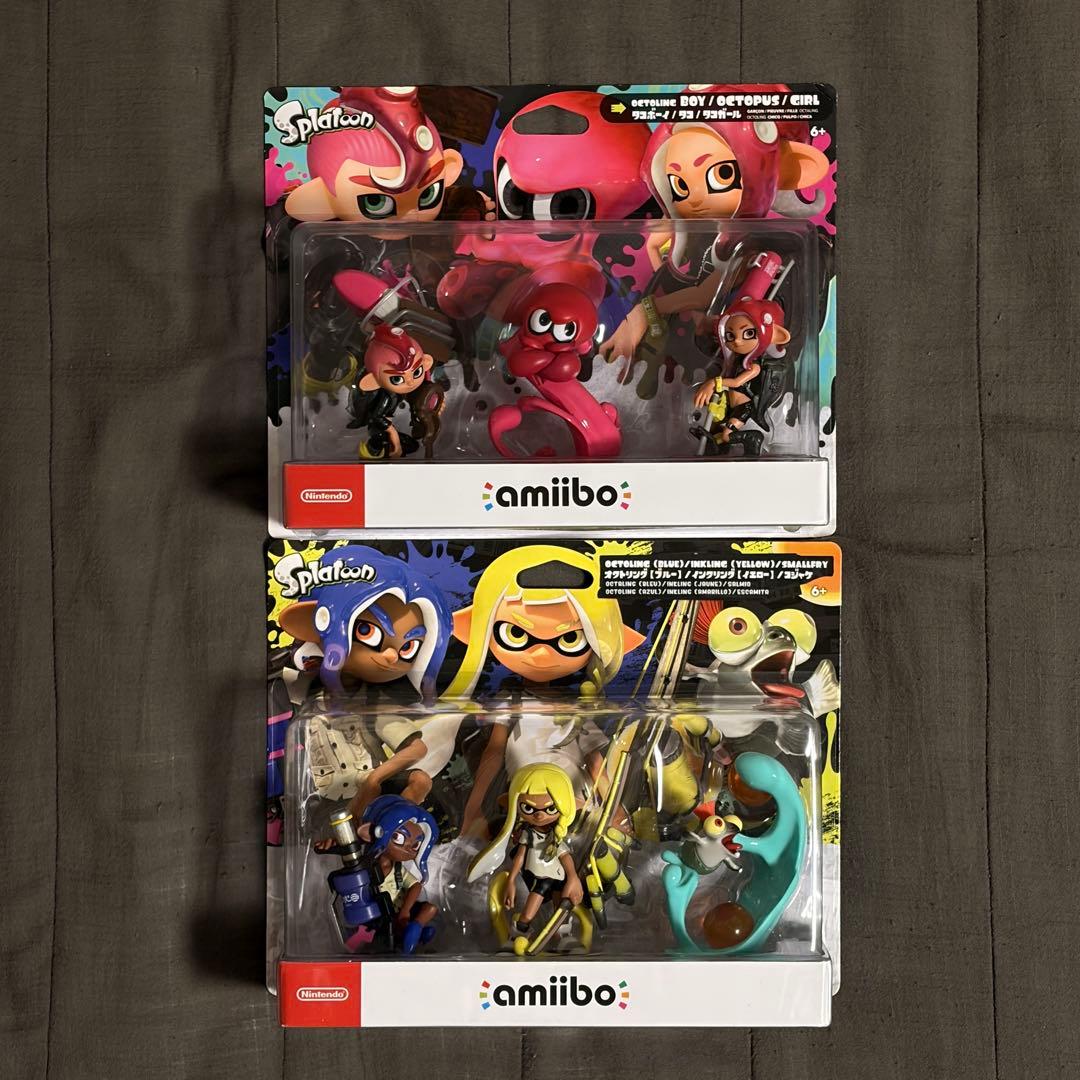 amiibo トリプルセット スプラトゥーンシリーズ 初回パッケージ