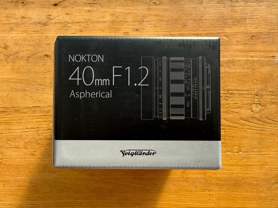 フォクトレンダー NOKTON 40mm F1.2 Zマウント