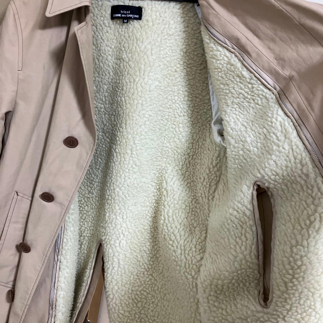 COMME des GARÇONS ベージュ トレンチコート M