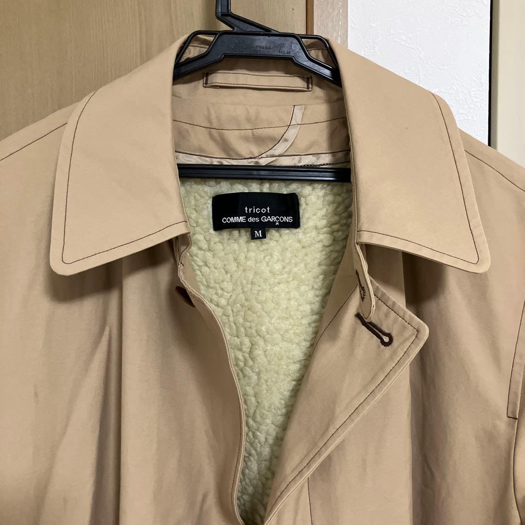 COMME des GARÇONS ベージュ トレンチコート M