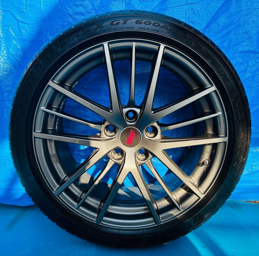 【美品】SUBARU 純正 STI 18インチホイール 1本 DUNLOP