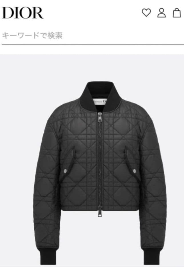 専用　Dior ブラック クロップド　クリスチャンディオール　アウター　黒