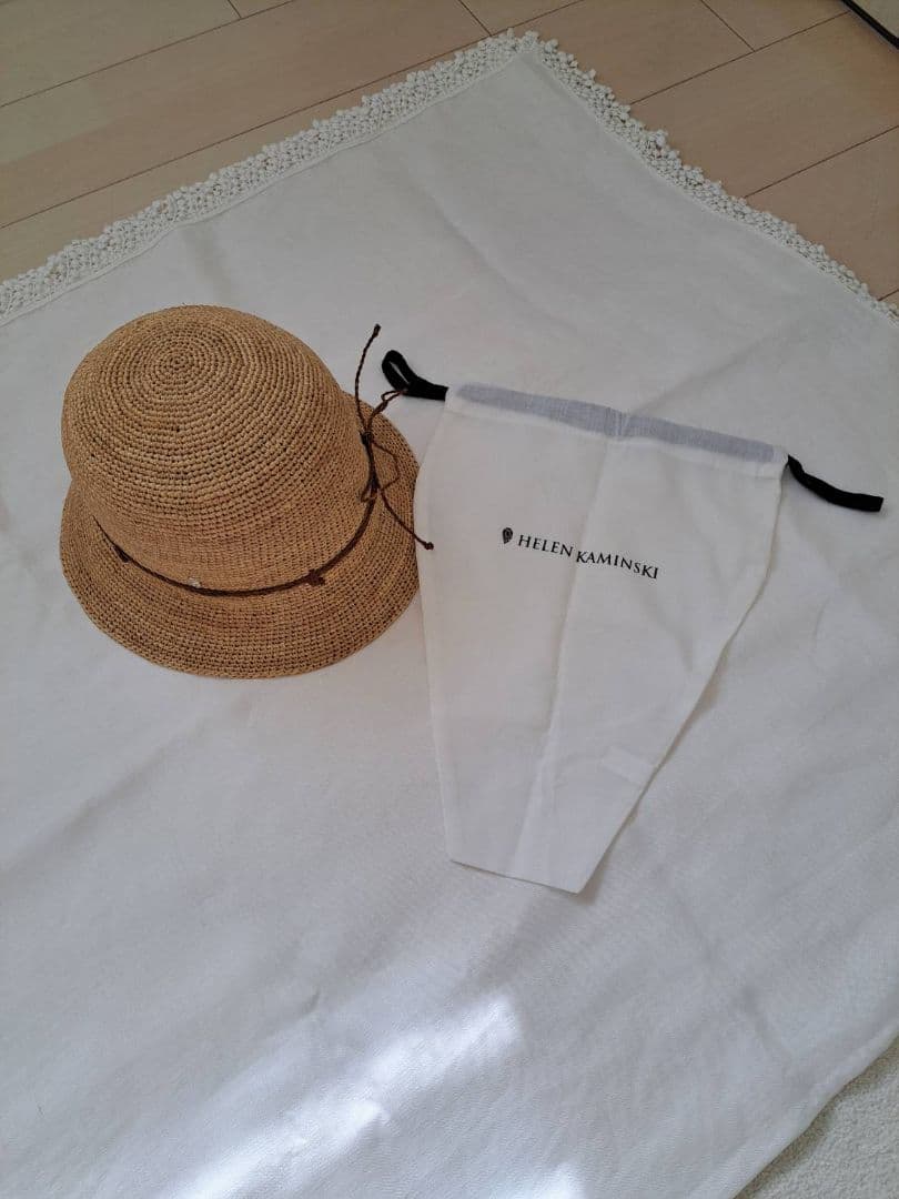 A*）様 最終価格　ヘレンカミンスキー　麦わら帽子　新品　未着用　フリーサイズ