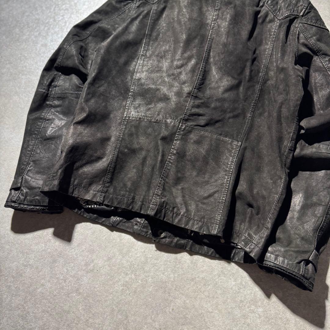 ジャケット・アウター Dark Wear old diesel leather jacket