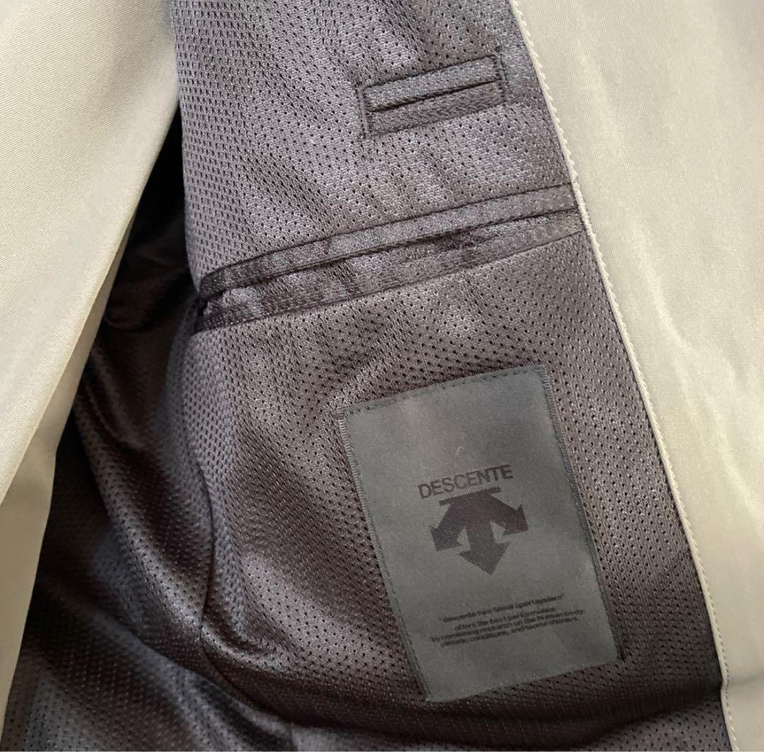 【美品】DESCENTE グレー スリムフィット セットアップ