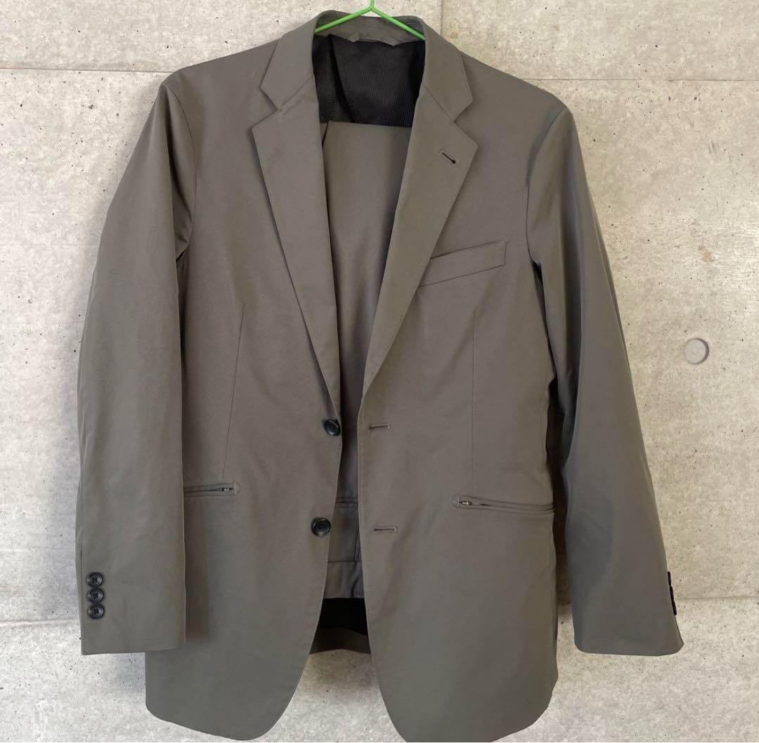 【美品】DESCENTE グレー スリムフィット セットアップ