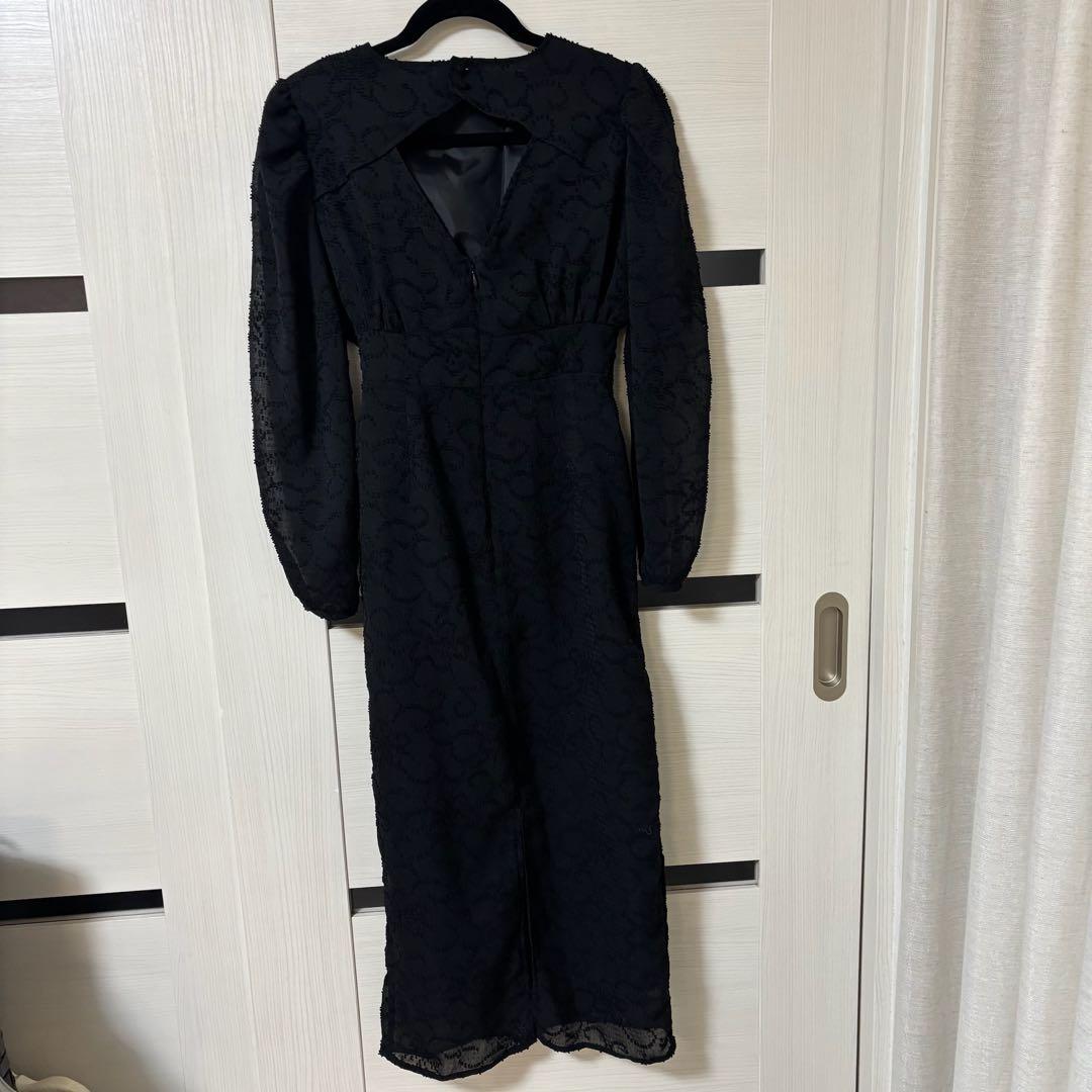 knuthmarf バックオープンシアードレス　ブラック　M オケージョンドレス