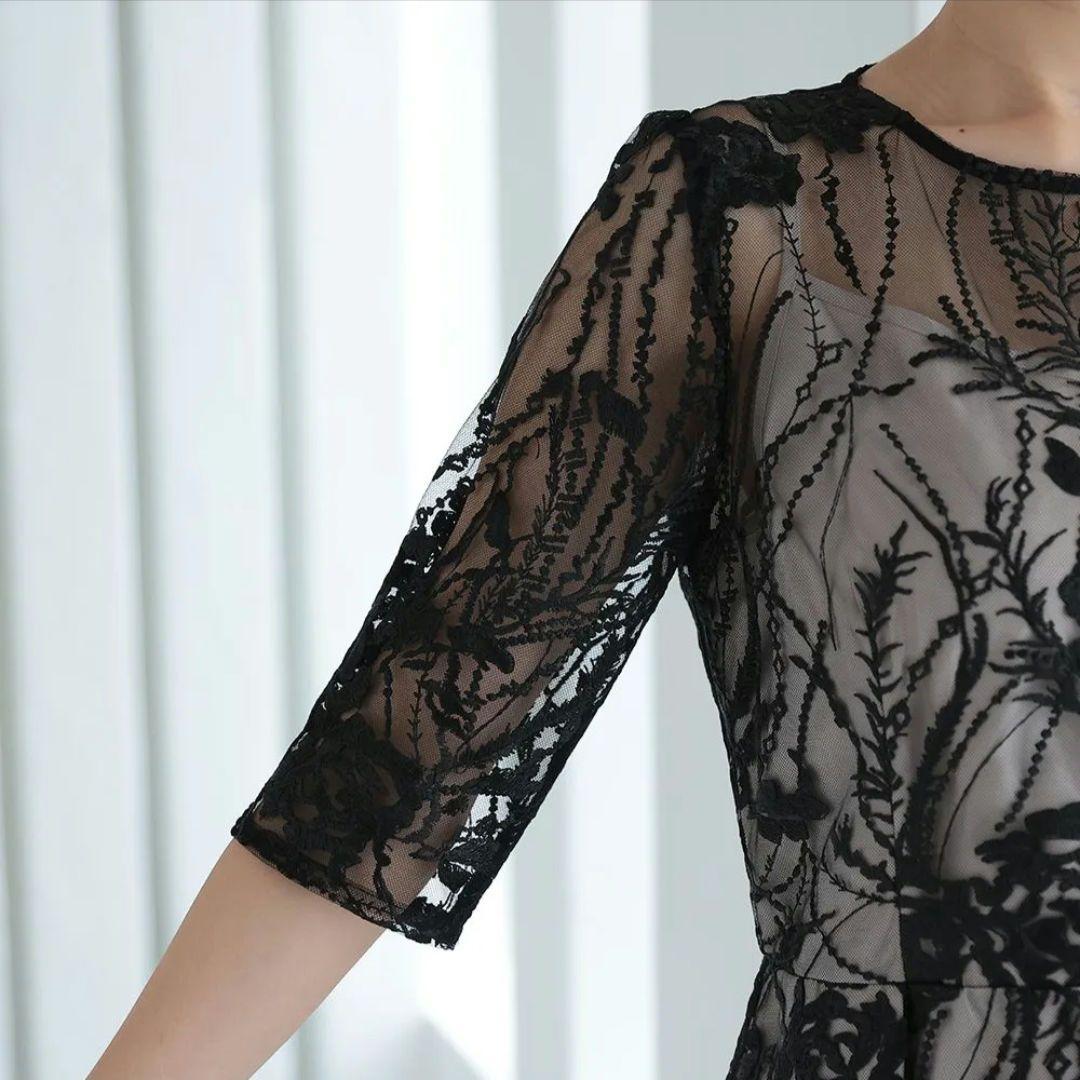 極美品　haremode　ドレス　ワンピース　結婚式　オケージョン　二次会