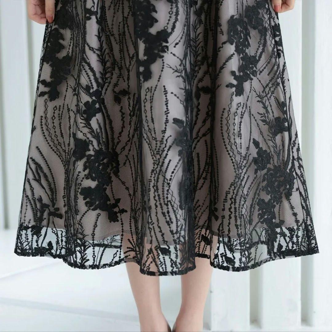 極美品　haremode　ドレス　ワンピース　結婚式　オケージョン　二次会