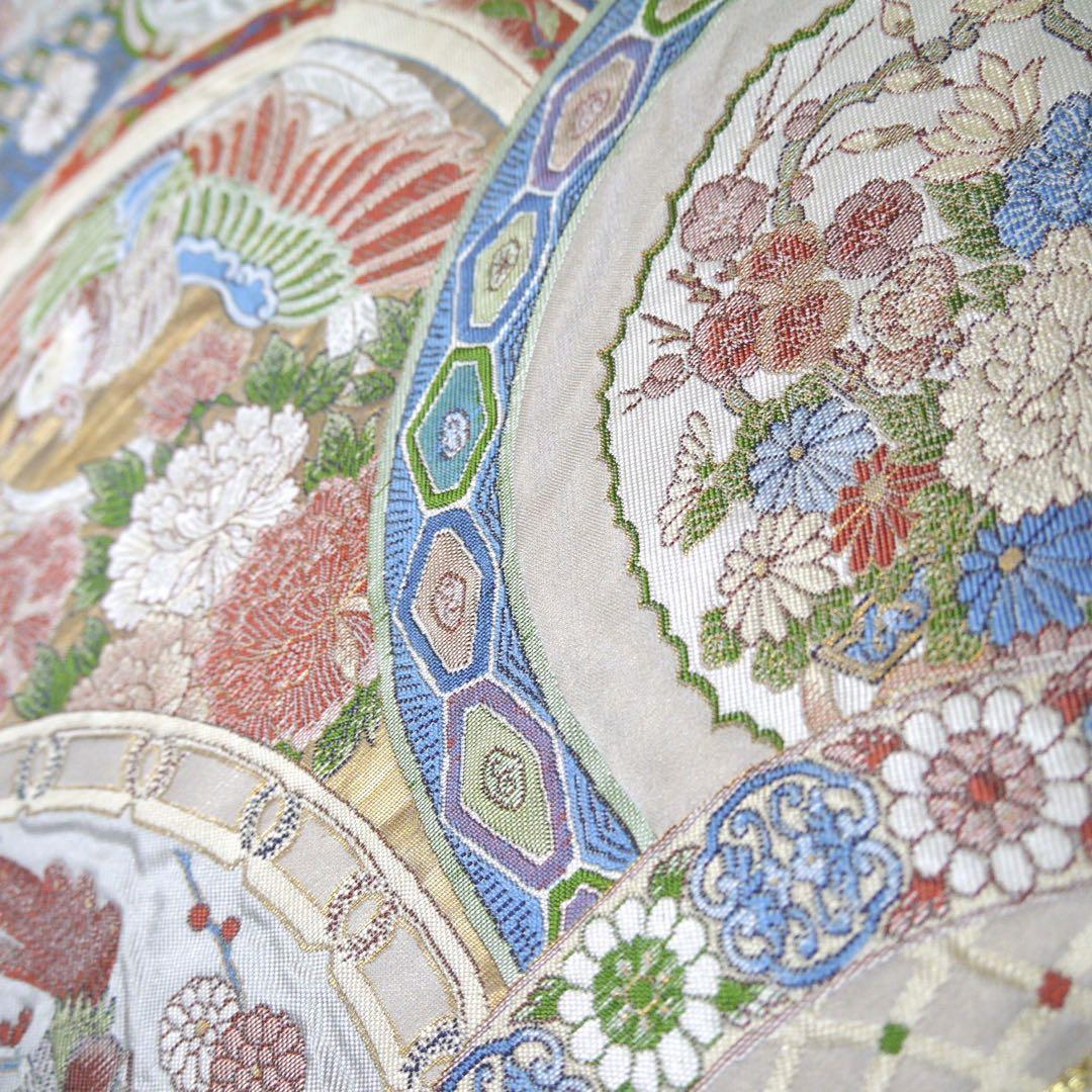 ☆☆☆！早い者勝ち！！ 正絹 中古 西陣織 仕立て上がり袋帯☆147