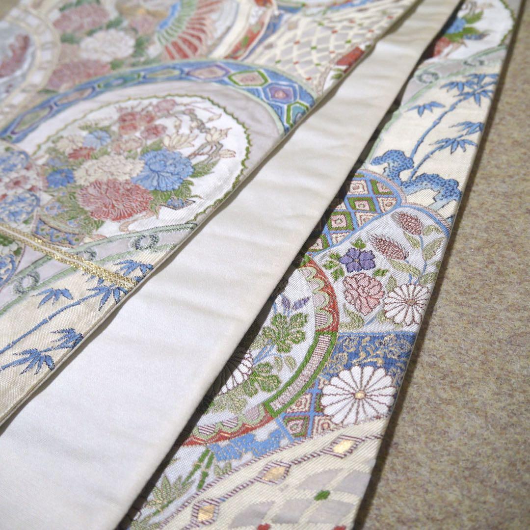 ☆☆☆！早い者勝ち！！ 正絹 中古 西陣織 仕立て上がり袋帯☆147