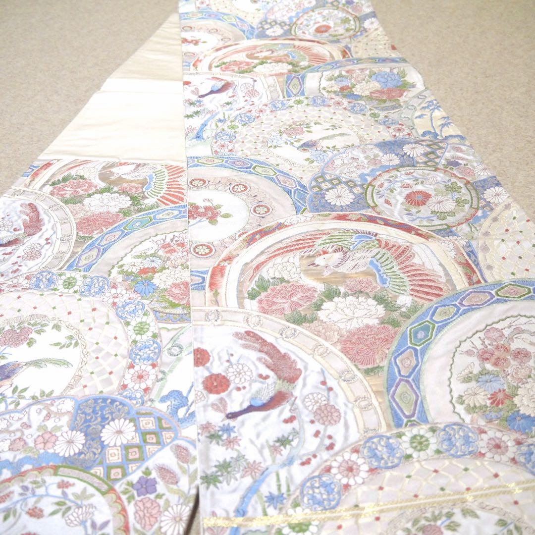 ☆☆☆！早い者勝ち！！ 正絹 中古 西陣織 仕立て上がり袋帯☆147