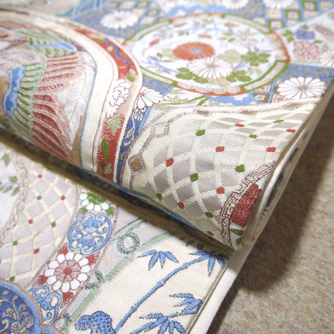 ☆☆☆！早い者勝ち！！ 正絹 中古 西陣織 仕立て上がり袋帯☆147