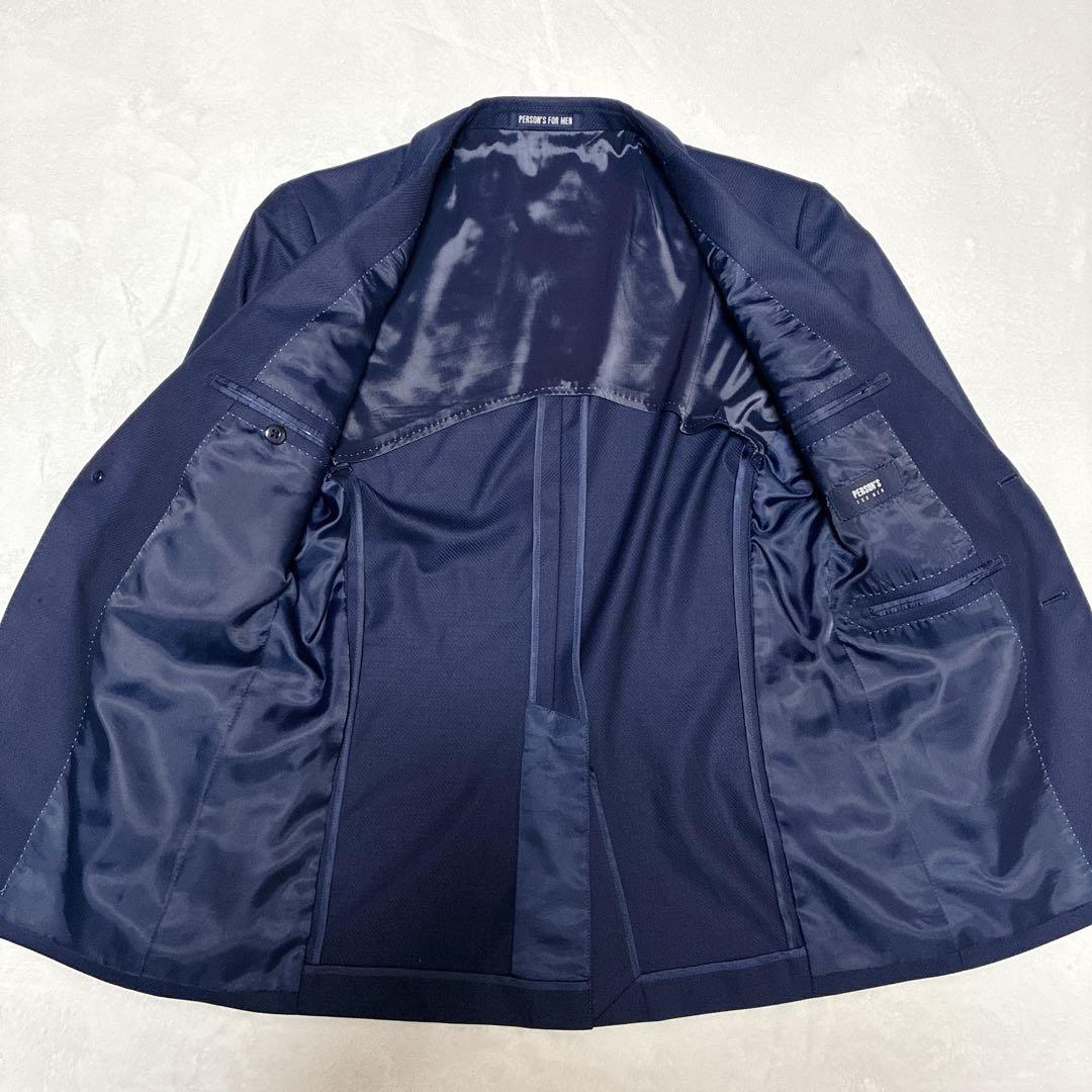 PERSON'S FOR MEN スーツ スリーピース ネイビー　フォーマル
