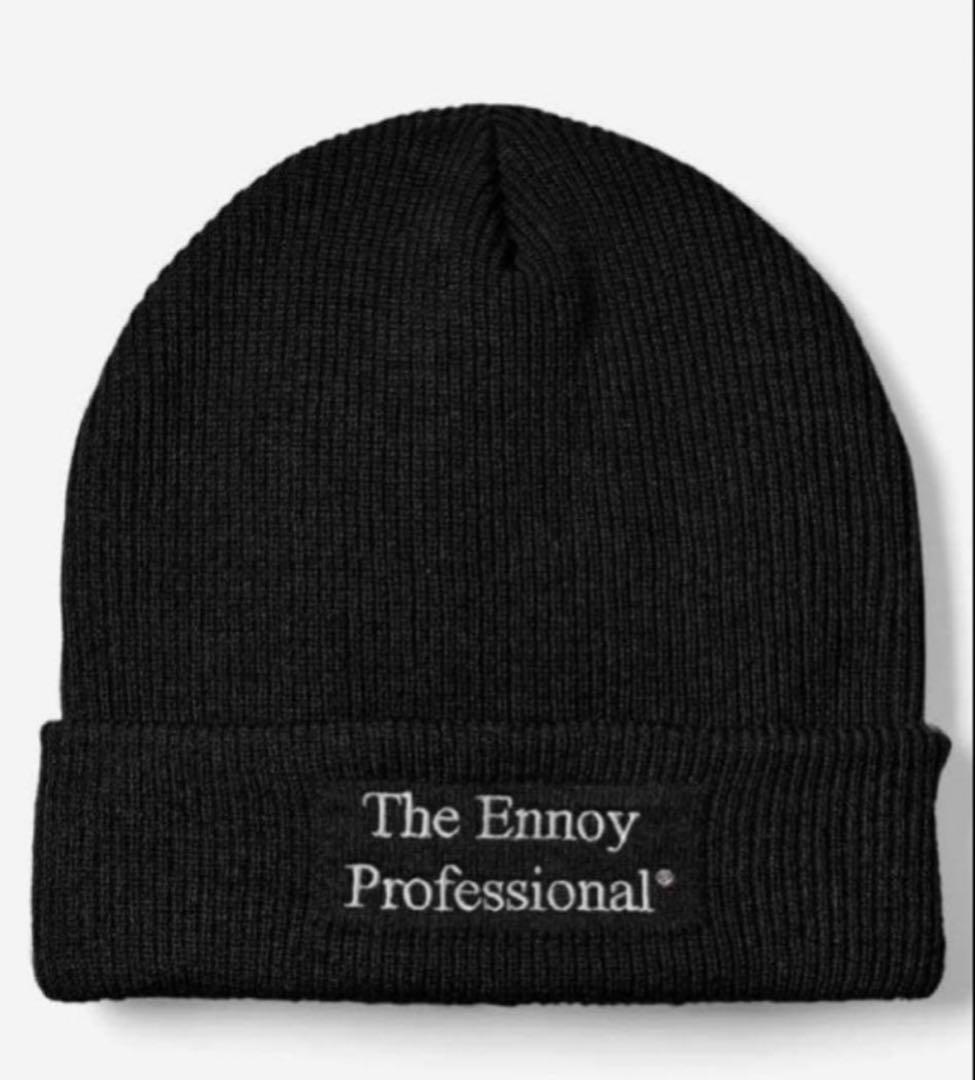ENNOY PROFESSIONAL KNIT CAP BLACK 試着のみ
