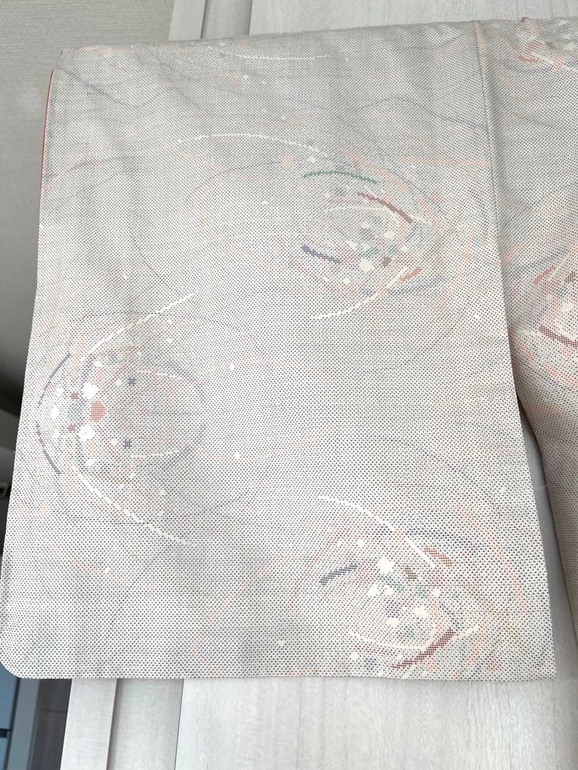 大島紬　白大島　露芝　つゆしば　 9マルキ　未使用