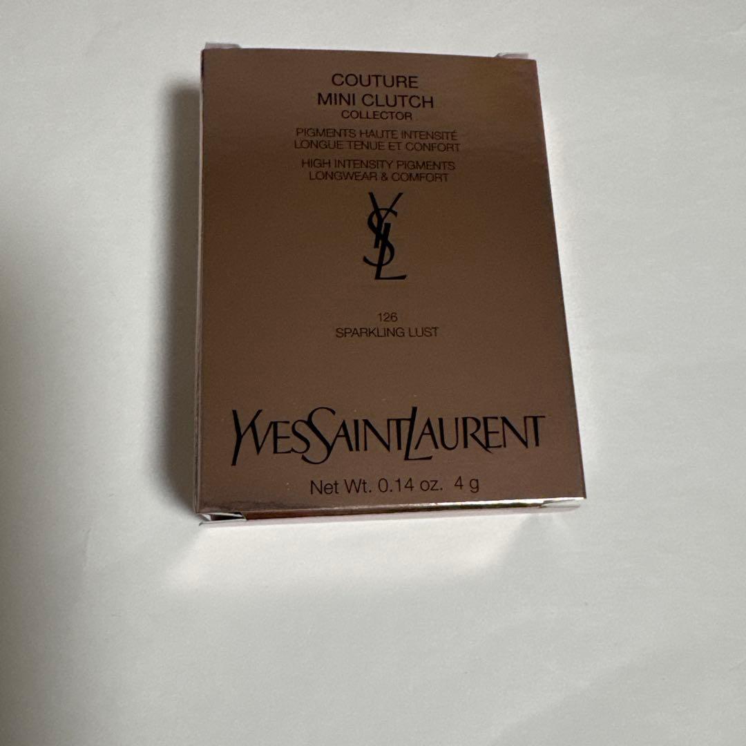 イブサンローラン ミニクラッチ126 限定アイシャドウ