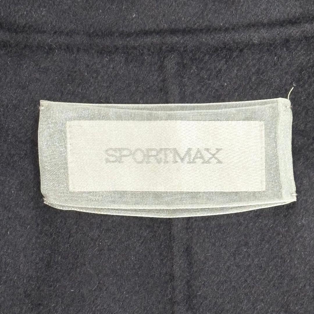 【美品】 スポーツマックス カシミヤ アンゴラ ロングコート クチートアマーノ